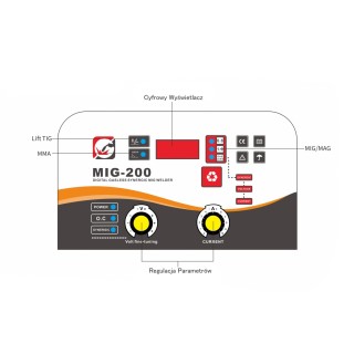 Spawarka inwertorowa gazowa i bezgazowa MIG-200