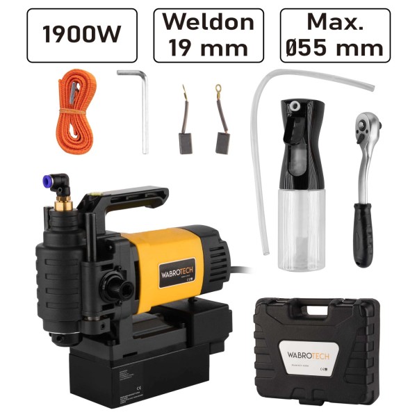 Wiertarka magnetyczna Wiertarka magnetyczna niskoprofilowa WT55DM