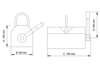 Chwytak magnetyczny PML-4